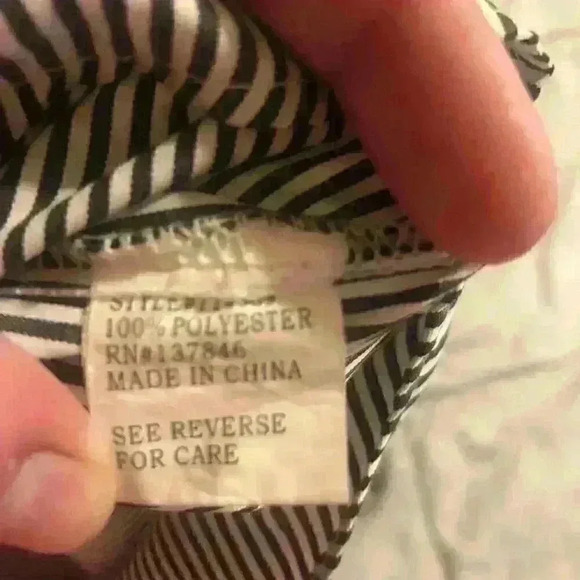 Kontrol Bell Sleeve Vertical Striped Top BOHO Great Condition Size Medium - Picture 3 of 5